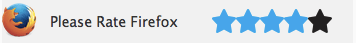 被Mozilla选中的用户如何为Firefox使用体验评级