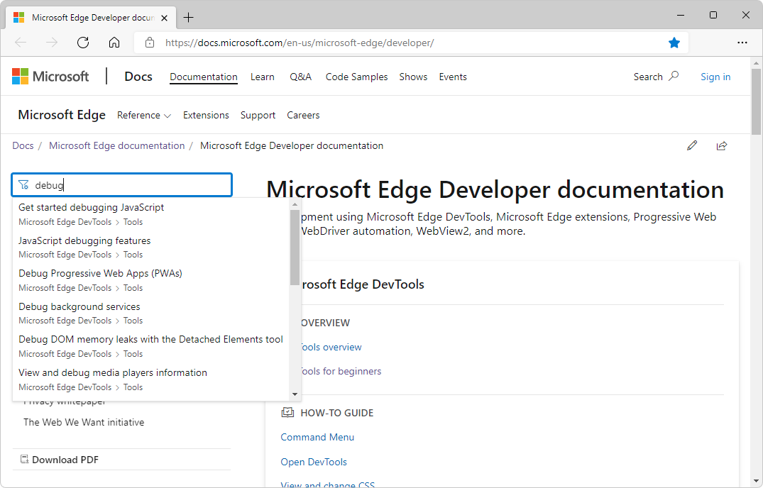 如何使用Microsoft Edge扩展、WebDriver 、WebView2 等进行Web开发